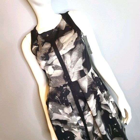 New with Tags Floral Fit and Flair Dress XS - Picture 5 of 11